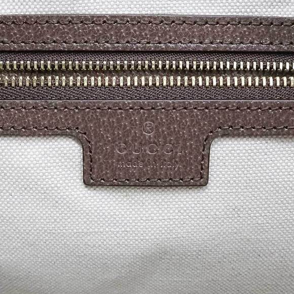 Gucci Ophidia Tote Bag GG Supreme Beige Ebony Brown Web Stripe - Picture 9 of 9